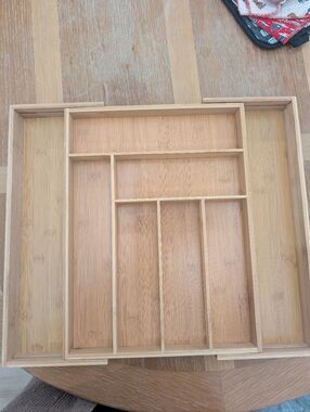 Bamboo Expandable Drawer Organizer